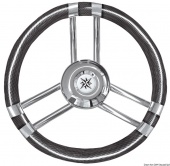 Osculati 45.137.05 - Рулевое колесо с карбоновым покрытием C / SS 350 мм 