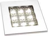 LED светильник квадратный BÅTSYSTEM/FRILIGHT Nova Square встраиваемый 80x80 мм