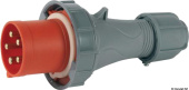 Osculati 14.335.03 - Mennekes PowerTOP plus 3325 вилка пятиполюсная 63А 400B IP67 для подключения к береговой сети