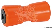 Osculati 02.029.43 - Килевой ролик со стальным сердечником + пластиковая втулка оранжевый 185 мм Ø отверстия 21 мм 