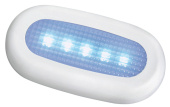 Накладной светодиодный светильник Osculati для дежурного освещения - фронтальный пучок 70x38 мм IP65