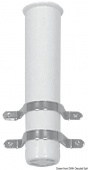 Osculati 41.168.09 - Подставка под удилище для крепления на переборку из белого пластика, Ø 41x229 мм 