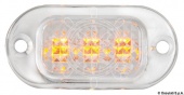 Osculati 13.181.00 - Встраиваемый светодиодный светильник для дежурного освещения (без накладки), желтый свет 
