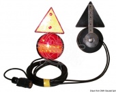 Osculati 02.023.19 - Комплект светодиодных фонарей (магнитное крепление, треугольные отражатели) 