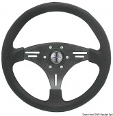 Osculati 45.157.98 - MANTA рулевое колесо Blac / черный 355 мм 
