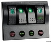 Osculati 14.860.04 - PCP Компактная электрическая панель с 4 переключателями 