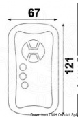 Osculati 13.226.41 -Беспроводной пульт для приборной доски прожектора Classic 12 В 