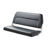 Vetus DCHFSB FIRST CLASS Deluxe folding bench seat, cobalt blue with grey white seams