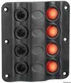 Электрический щиток Wave Design с клавишными выключателями со светодиодной индикацией
