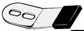 Osculati 58.021.01 - Рулевые упорные скобы усиленного типа 