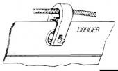 Osculati 58.045.20- S - Обушок для такелажных скоб  (Блистер 2 шт.) 