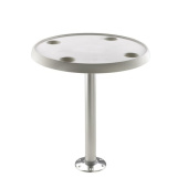 Vetus PTF68 Table Ø 60 cm with removable pedestal and base plate, fixed height 68 cm