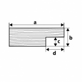 Профиль Fiddle rail moulding тип 2