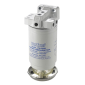 Vetus 340VTEB Water separator/fuel filter CE/ABYC, single, 10 micron, max. 136 gph (620 l/h)