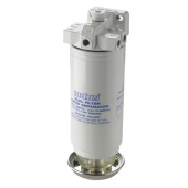 Vetus 350VTEPB Water separator/fuel filter with pump, CE/ABYC, single, 10 micron, max. 132 gph (600 l/h)