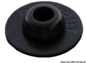 Osculati 10.314.52 - Ответная часть для кнопки из полиамида STAYPUT Press Clip черная 1000 штук (1000 шт.)