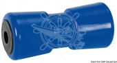 Osculati 02.029.23 - Килевой ролик со стальным сердечником + пластиковая втулка, синий 286 мм Ø отверстия 30 мм 