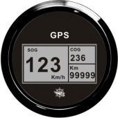 Osculati 27.781.02 - Спидометр компас счетчик миль GPS черный/черный