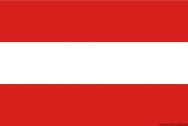 Osculati 35.455.06 - Флаг Австрии гостевой 80x120 см 