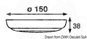 Osculati 13.883.03 - Приповерхностные светильники серии MARS II, позолота (1 компл. по 1 шт.)