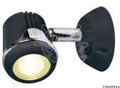 Osculati 13.896.02 - Светодиодный точечный светильник 12/24В с выключателем, черный 