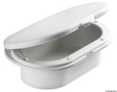 Osculati 15.900.01 - Ниша для душа и смесителя Oval овальной формы с простой крышкой 185x131 мм