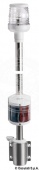 Osculati 11.167.02 - Мачта Classic комбинированная из нержавеющей стали, с огнем, 100 см, белая, настенное крепление 