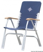 Osculati 48.353.05 - Палубное складное кресло темно-синего цвета