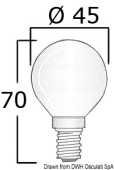 Osculati 14.483.12 - Лампочка E14 12 В 40 Вт