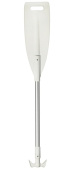 Весло-багор с лопастью из белого АБС-пластика и отпорным крюком из полиамида Ø 30 мм