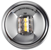 Osculati 11.036.21 - Кормовой огонь светодиодный Mouse Stern 12 В 0,32 Вт 79 x 19 мм видимость 2 мили из нержавеющей стали
