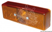 Osculati 02.022.05 -Боковой габаритный фонарь, оранжевый светоотражатель 