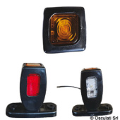 Osculati 02.022.26 - Красный, оранжевый, белый свет, плоская база LED 3 функции резиновый корпус