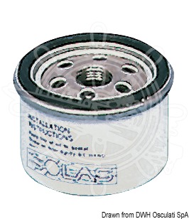 Osculati 17.501.12 - Масляный фильтр дизельного мотора YAMAHA  (2 компл. по 1 шт.)