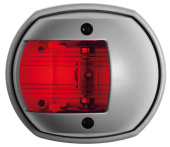 Osculati 11.408.61 - Бортовой огонь Sphera Design Compact 12 красный 112,5° 12В 10Вт 80x42x70мм в сером корпусе
