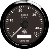 Osculati 27.780.02 - Спидометр с GPS компасом черный/черный