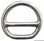 Osculati 39.602.01 - Полукруглое кольцо с перекладиной для сезней из нержавеющей стали 5x45 мм 