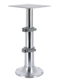 Vetus PTG3370M - Ножка для стола, полированный анодированный алюминий. Регулировка высоты при помощи пневматической пружины.