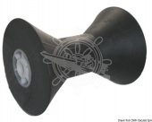 Osculati 02.029.11 - Килевой ролик с пластиковым сердечником, черный 205 мм Ø отверстия 21 мм 