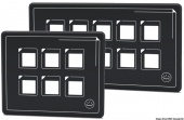 Osculati 14.690.10 - Сверхтонкая электрическая сенсорная панель 10 переключателей (комплект из панели, кабеля USB и коммутационного блока)