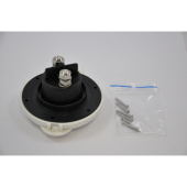 Vetus P19007 Foot switch, with white cover, Ø 104 mm, 21 mm high, 47 mm deep