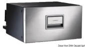 Osculati 50.913.20 - Компрессорный выдвижной холодильник Dometic CoolMatic CD20 440x250x564 мм 20л серебристая дверца 