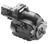 Vetus HT1015SD2 Variably adjustable piston pump, 45 cm³, left handed, SAE-B flange, rear connection
