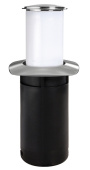 Osculati 13.448.06 - Выдвижной LED светильник Aurora 12/24В 7Вт 71-110мм утапливается вровень с поверхностью
