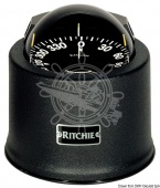 Osculati 25.085.11 - Компас RITCHIE Globemaster 5'' (127 мм) с компенсаторами и подсветкой, с нактоузом, Черный-черный 