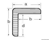 Osculati 71.028.00 - L-образный профиль ARC (3 шт)
