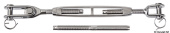 Osculati 07.183.04 - Талреп с открытым корпусом из нержавеющей стали Ø троса 5 мм 