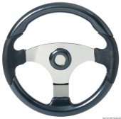 Osculati 45.163.25 - Technic рулевое колесо черный / карбон 350 мм 