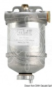 Osculati 17.661.00 - Декантирующий фильтр для дизельного топлива, из алюминия точного литья 65 л/ч (1 компл. по 1 шт.)