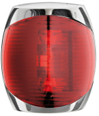 Osculati 11.060.21 - Бортовой огонь светодиодный Sphera II красный 112,5° 12/24 В 2 Вт 80 x 52 x 92 мм из нержавеющей стали